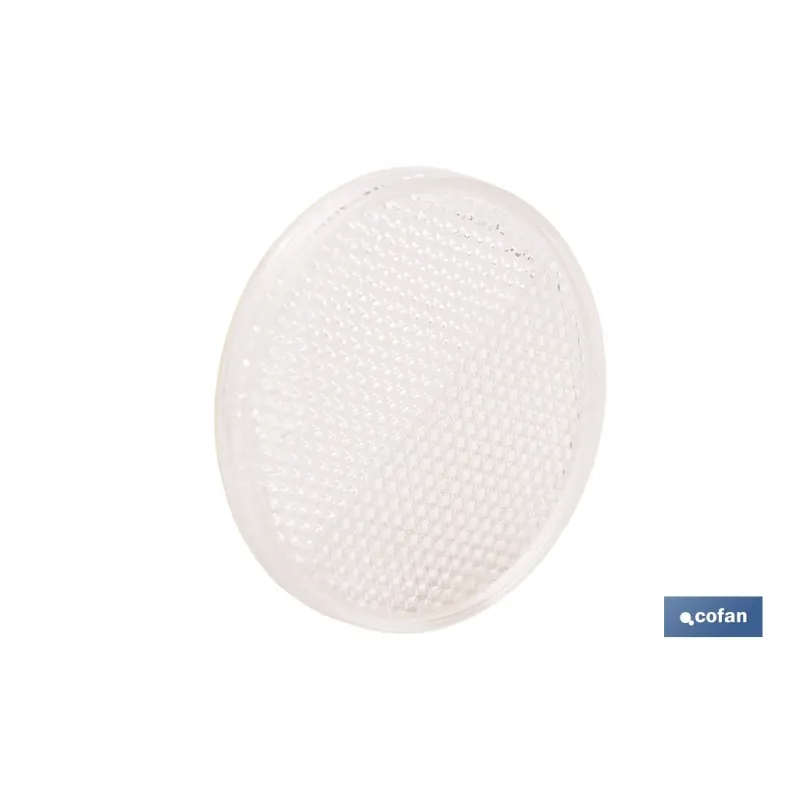 CATADIÓPTRICO REDONDO BLANCO Ø 60 MM ADHESIVO