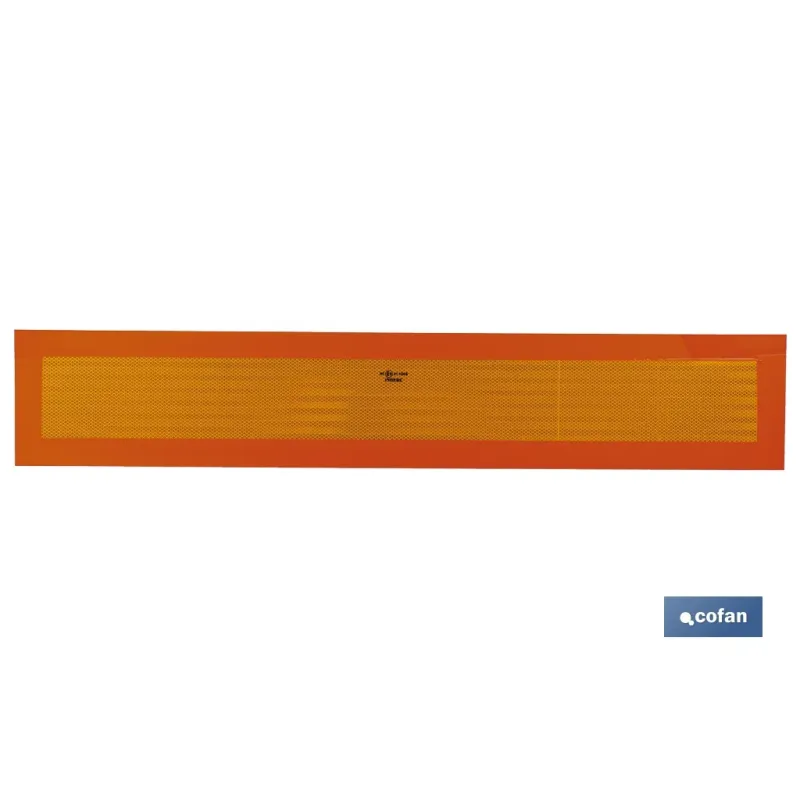 PLACA V-6 VEHICULOS LARGOS 1130X200MM.