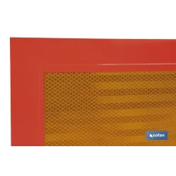 PLACA V-6 PARA VEHICULOS LARGOS 565X200MM.