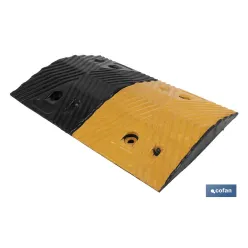 REDUCTOR VELOCIDAD AMAR/NEGRO 500x350x50 mm