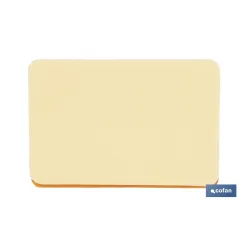 CATADIÓPTRICO RECTANGULAR ÁMBAR 56 X 39 MM CON ADHESIVO