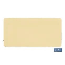 CATADIÓPTRICO RECTANGULAR ÁMBAR 71 X 35 MM CON ADHESIVO