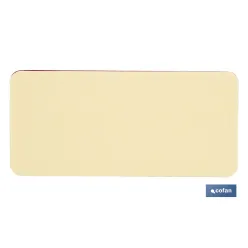 CATADIÓPTRICO RECTANGULAR ROJO 94 X 44 MM CON ADHESIVO