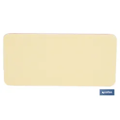 CATADIÓPTRICO RECTANGULAR ÁMBAR 94 X 44 MM CON ADHESIVO