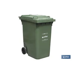 CONTENEDOR 2 RUEDAS 240LT COLOR VERDE