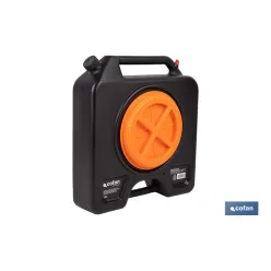 RECOGEDOR DE ACEITE USADO CON TAPA Y FILTRO 14 L