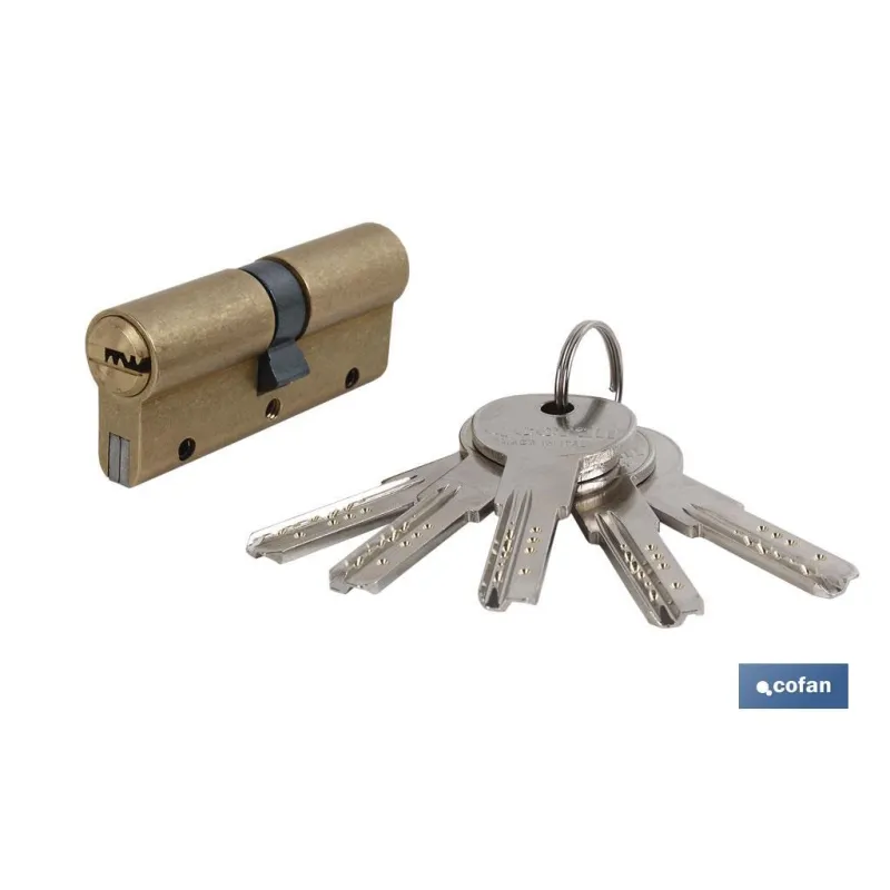 Cilindro SEG. ANTIBUMPING 35/35 L. Larga-Níquel