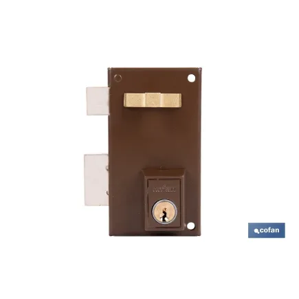 CERRADURA DE SOBREPONER IZQUIERDA 60 MM ADAPTABLE AL MODELO 56A