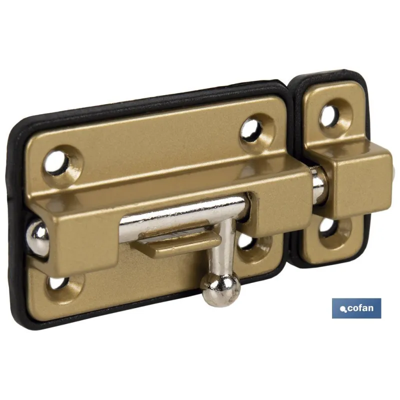 PASADOR BASE PLÁSTICO CROMO MATE 35 MM VENTA UNITARIA