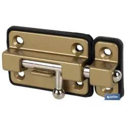 PASADOR BASE PLÁSTICO CROMO BRILLO 35 MM VENTA UNITARIA