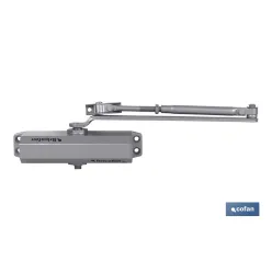 Cierrapuertas con retención-60/85KGS-Acabado Bronce Ral 8016