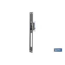 Abrepuertas eléctr. revers+Frente-250mm Gris AC/DC