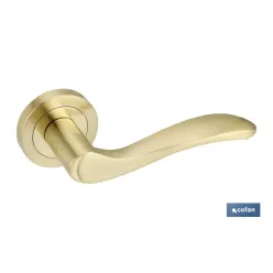 JUEGO MANIVELA ZAMAK PRAGA ROSETA REDONDA LATÓN