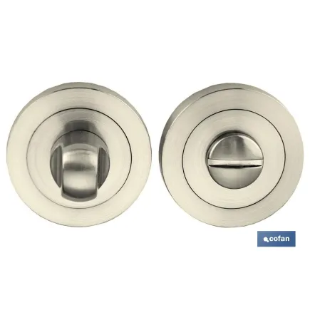 MULETILLA ROSETA CON DESBLOQUEO NIQUEL SATINADO