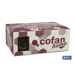 PACK 6 VASOS DE AGUA VIDRIO 38 CL MODELO ÁGATA