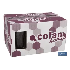 PACK 6 VASOS ALTO VIDRIO 47 CL MODELO JADE