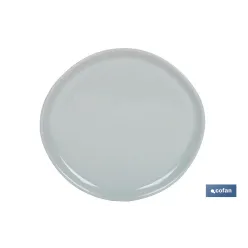 VAJILLA DE CERÁMICA VERDE ESMALTADA CON DISEÑO IRREGULAR 12 PIEZAS