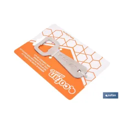 ABRIDOR DE BOTELLAS DE ACERO 10,5 X 4 CM