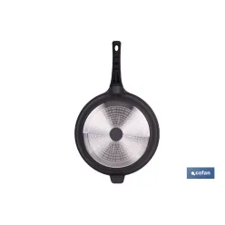 SARTÉN DE INDUCCIÓN DE ALUMINIO FORJADO Ø32 CM ANZIO