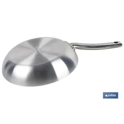 SARTÉN PROFESIONAL 24 CM ALUMINIO Y MANGO ACERO INOXIDABLE TYLER