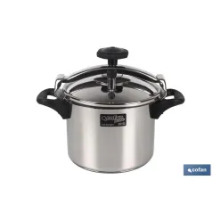 OLLA PRESIÓN INOX MODELO POLENTA INDUCCIÓN 8 LT