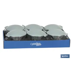 AZUCARERO 120ml MODELO ALBAHACA COLOR VERDE AGUA 15X11.5X9cm venta unitaria