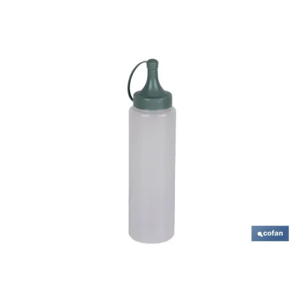 BOTELLA ACEITERA MODELO ALBAHACA  250 ML VERDE AGUA  5X20cm venta unitaria