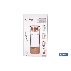 JARRA BOROSILICATO  AZUL 1300 ml