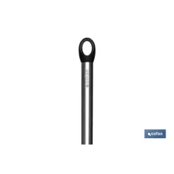 CUCHARA DE COCINA DE ACERO INOX. Y SILICONA MODELO NEIGE 34 CM