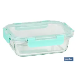 SET DE 3 RECIPIENTES DE BOROSILICATO MODELO AGATHA 640 ML -1040 ML-1520 ML