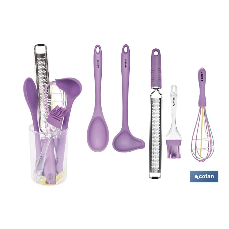 SET DE 6  UTENSILIOS DE REPOSTERÍA GAMA VERGINI