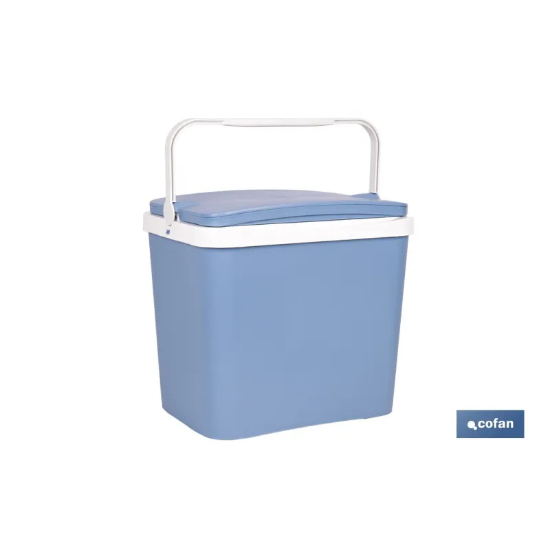 NEVERA RÍGIDA 24 L AZUL CLARO