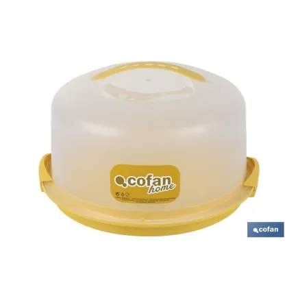 TARTERA REDONDA AMARILLA OPACA PAVLOVA CON ASAS Ø34,5 X 18,5 CM