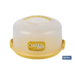 TARTERA REDONDA AMARILLA OPACA PAVLOVA CON ASAS Ø34,5 X 18,5 CM venta unitaria