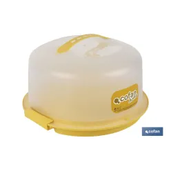 TARTERA REDONDA AMARILLA OPACA PAVLOVA CON ASAS Ø34,5 X 18,5 CM venta unitaria