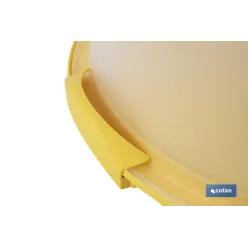 TARTERA REDONDA AMARILLA OPACA PAVLOVA CON ASAS Ø34,5 X 18,5 CM venta unitaria