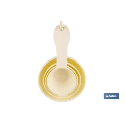 JUEGO DE 4 CUCHARAS MEDIDORAS 60 ML, 80 ML, 120 ML, 240 ML
