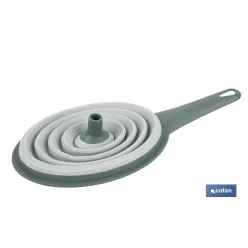 PACK DE EMBUDO Y COLADOR PLEGABLE VERDES