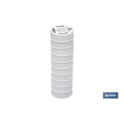 ROLLO 12 MTS CINTA PTFE DE 12mm X 0,076mm venta unitaria