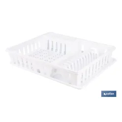 ESCURREPLATOS CON BANDEJA BLANCO 48 X 38,5 X 9.5 CM