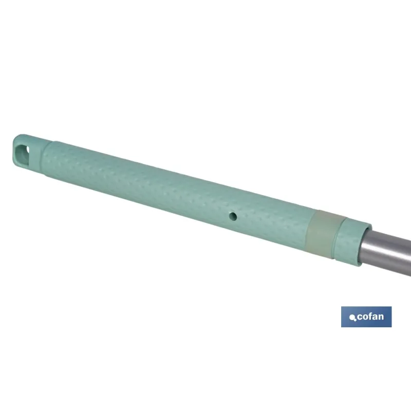 PALO CON MANGO EN ALUMINIO CON AMORTIGUADOR MODELO MARIEL 1.35x22 mm