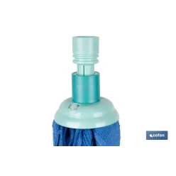 MOCHO CON AMORTIGUADOR  FREGONA ESCURRE FACIL MICROFIBRA MODELO MARIEL 28x7cm