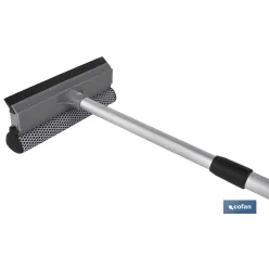 LIMPIACRISTALES ESPONJA Y RASPADOR EXTENSIBLE  48-76.5cm