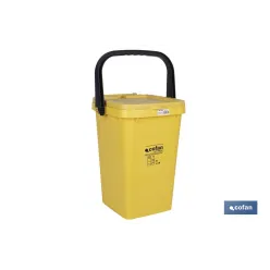 CONTENEDOR AMARILLO PARA PLASTICOS-LATAS, 25L.