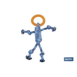 JUGUETE MORDEDOR PERROS NARANJA  30 X 22 CM