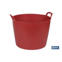 CAPAZO  42 L ROJO  48.5 X 45 X 38 CM venta unitaria