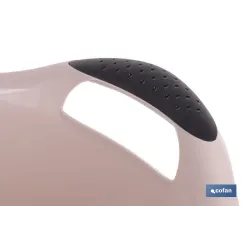 BARREÑO REDONDO  ASAS 15L BEIGE OSCURO  42X39.5X25cm