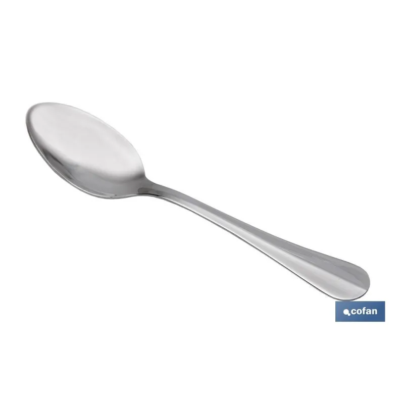 BL 3uds CUCHARA DE TE INOX C-18/0 MODELO BOLONIA 1.2 mm