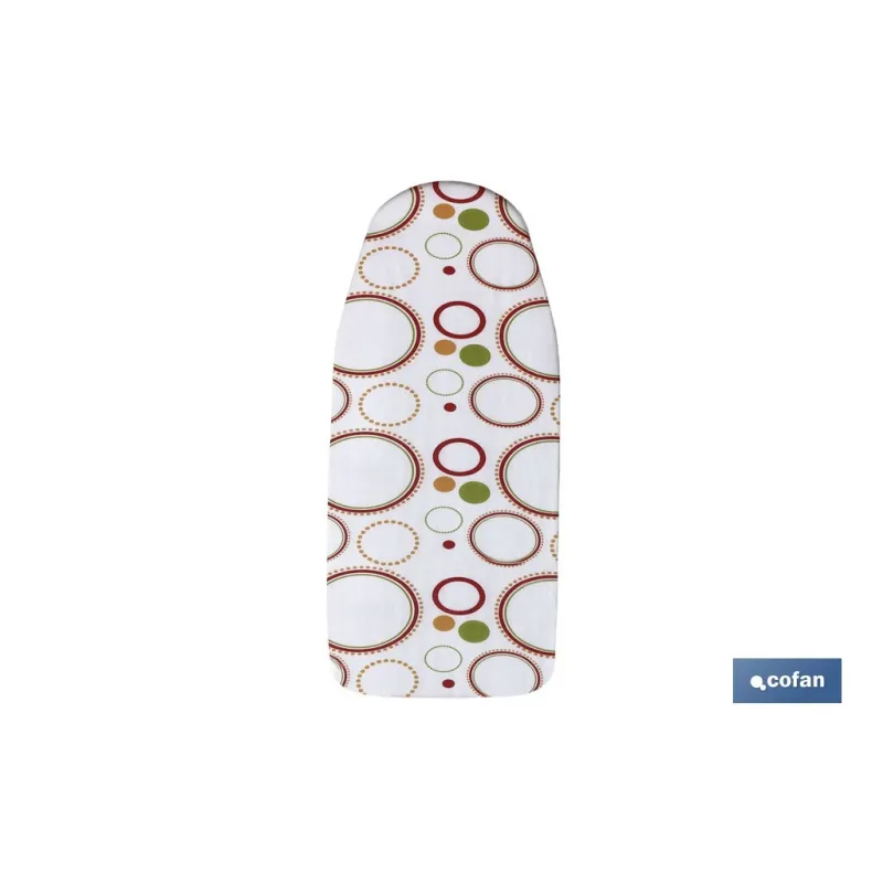 FUNDA TABLA PLANCHAR ACOLCHADA 140X60 PUNTOS