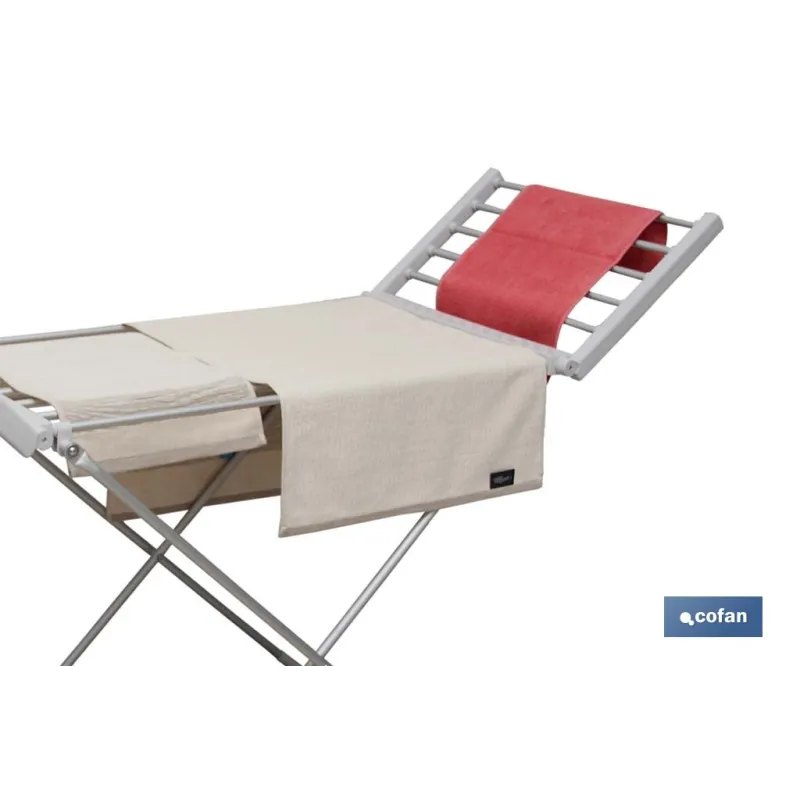 TENDEDERO EXTENSIBLE ELECTRICO ALUMINIO 148 X 52 X108 CM IP22